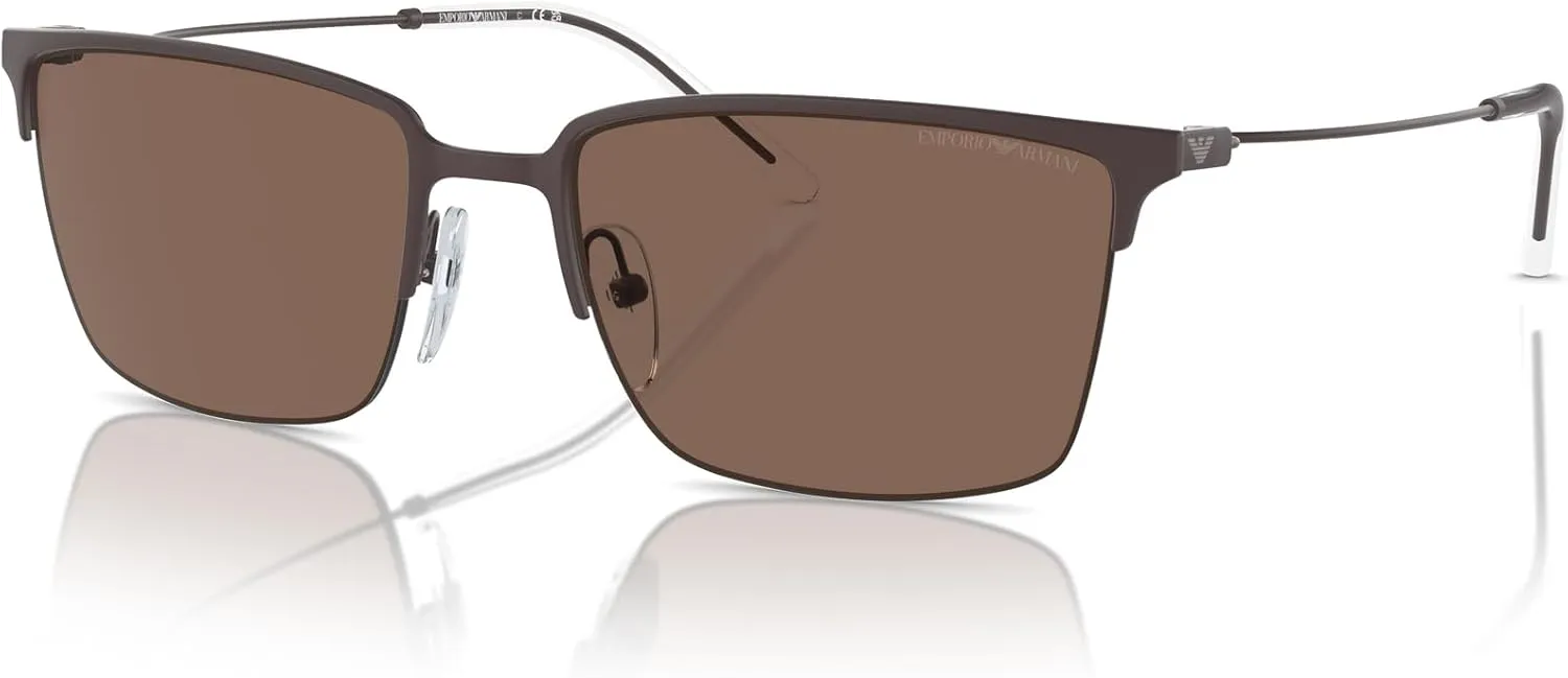 Men's Ea2155 Square Sunglasses