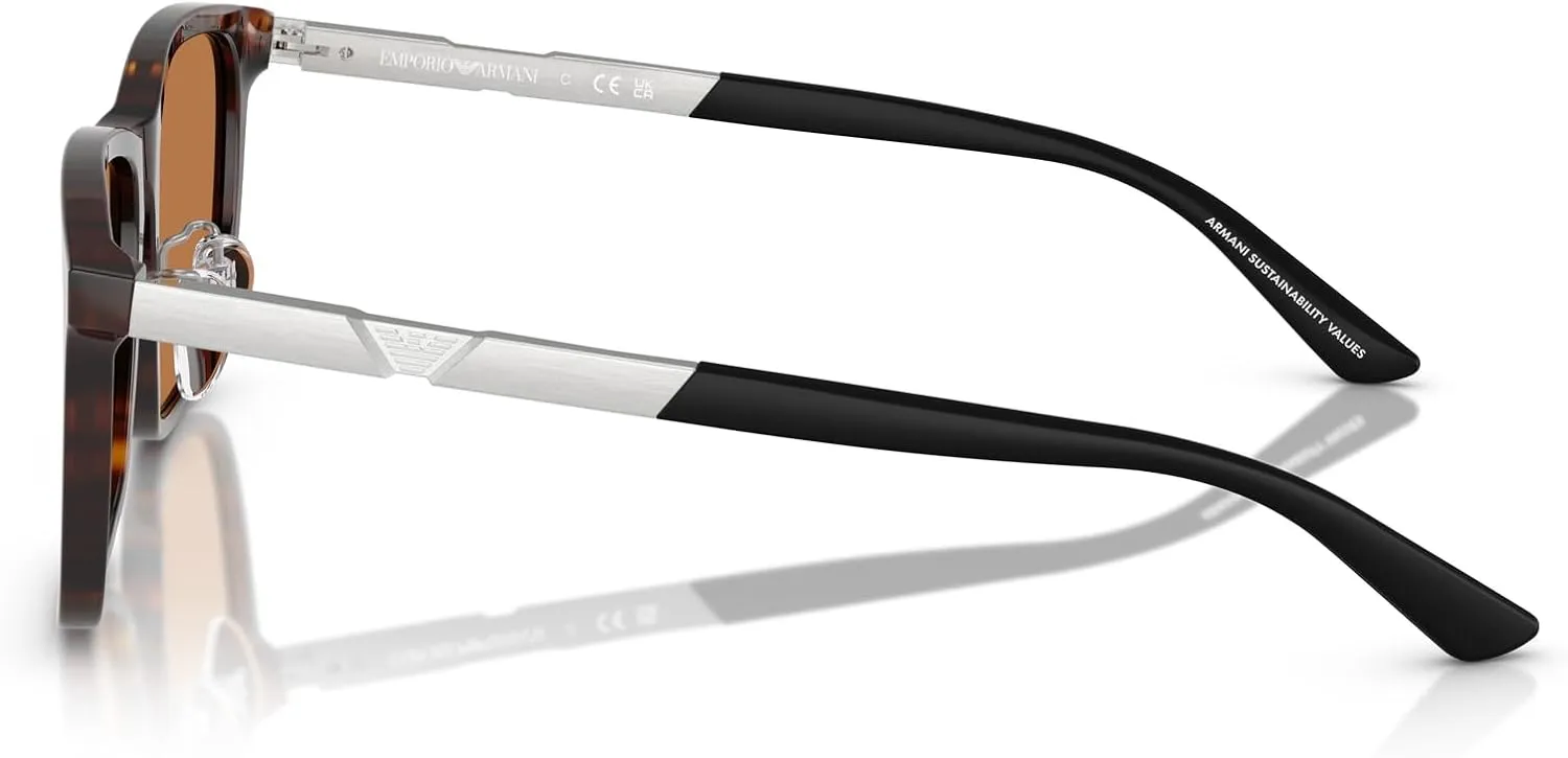 Men's Ea4241d Square Sunglasses