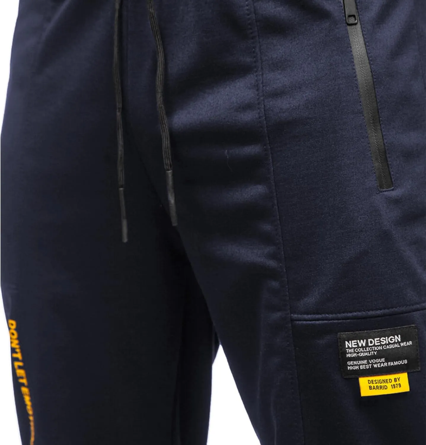 Men's Lightweight Athletic Casual Jogger Pants Running Workout Gym Sweat Pants for Men with Zipper Pockets