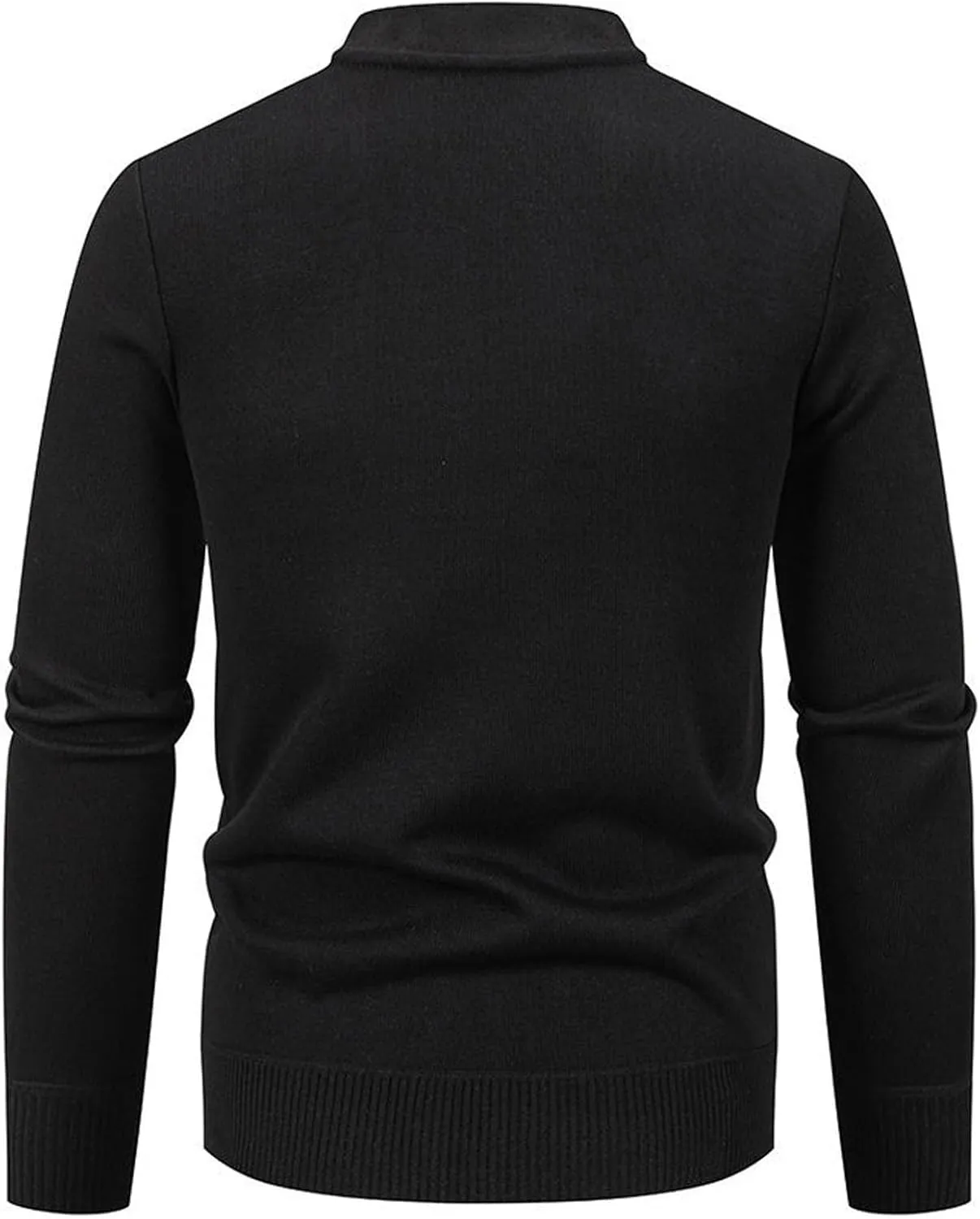 Men's Lightweight Cardigan Button Down V Neck Sweaters Big and Tall Knit Sweater Solid Color Cardigan Sweater