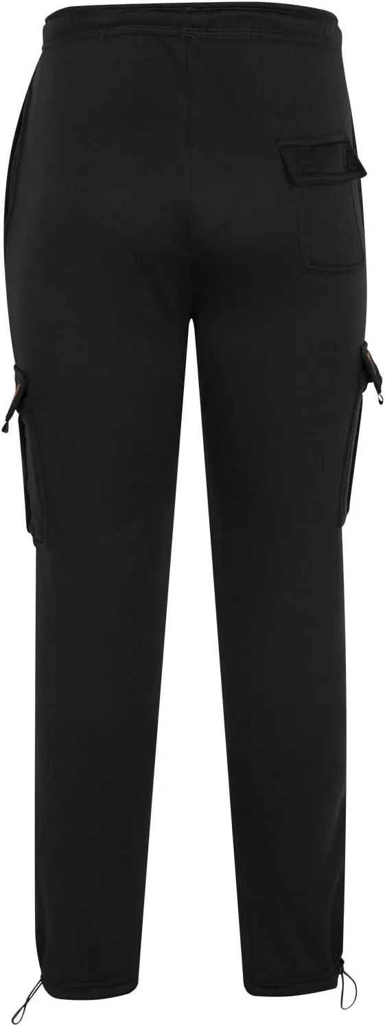 Mens Pants Casual Baggy Sweatpants Open Bottom Elastic Waist Drawstring Joggers Lounge Home Daily Commute Trousers