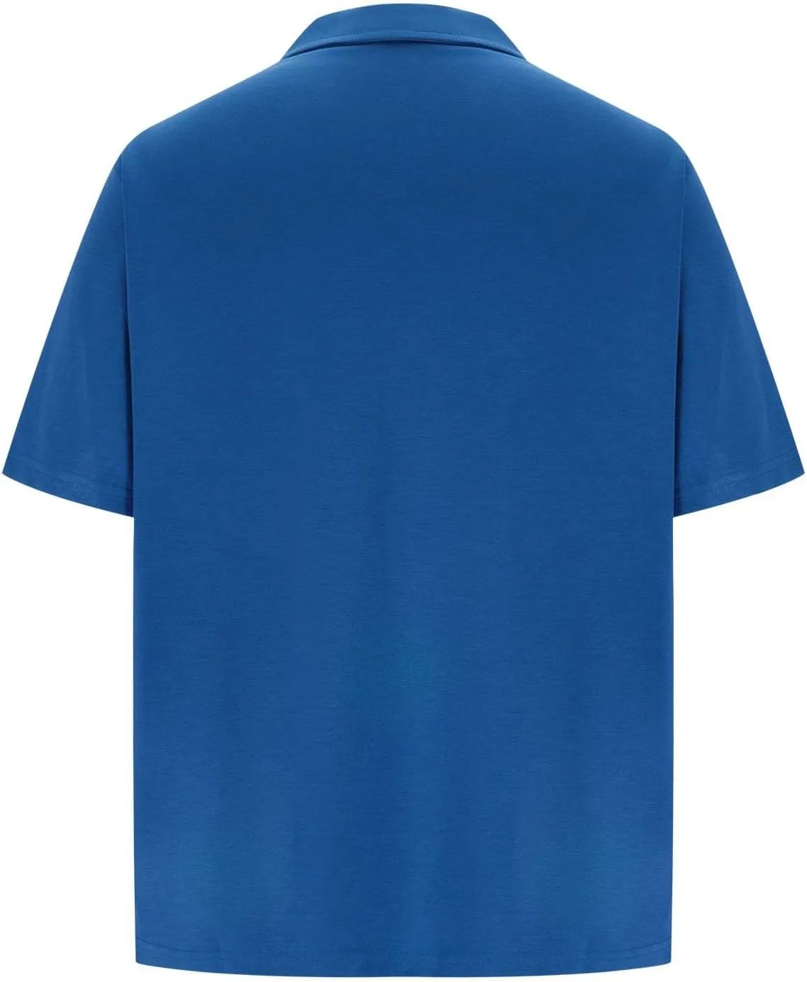Mens Polo Shirts Short Sleeve Quarter Zip Golf Shirt Vintage Solid Collared Tshirt Loose Fit Casual Stylish Tops
