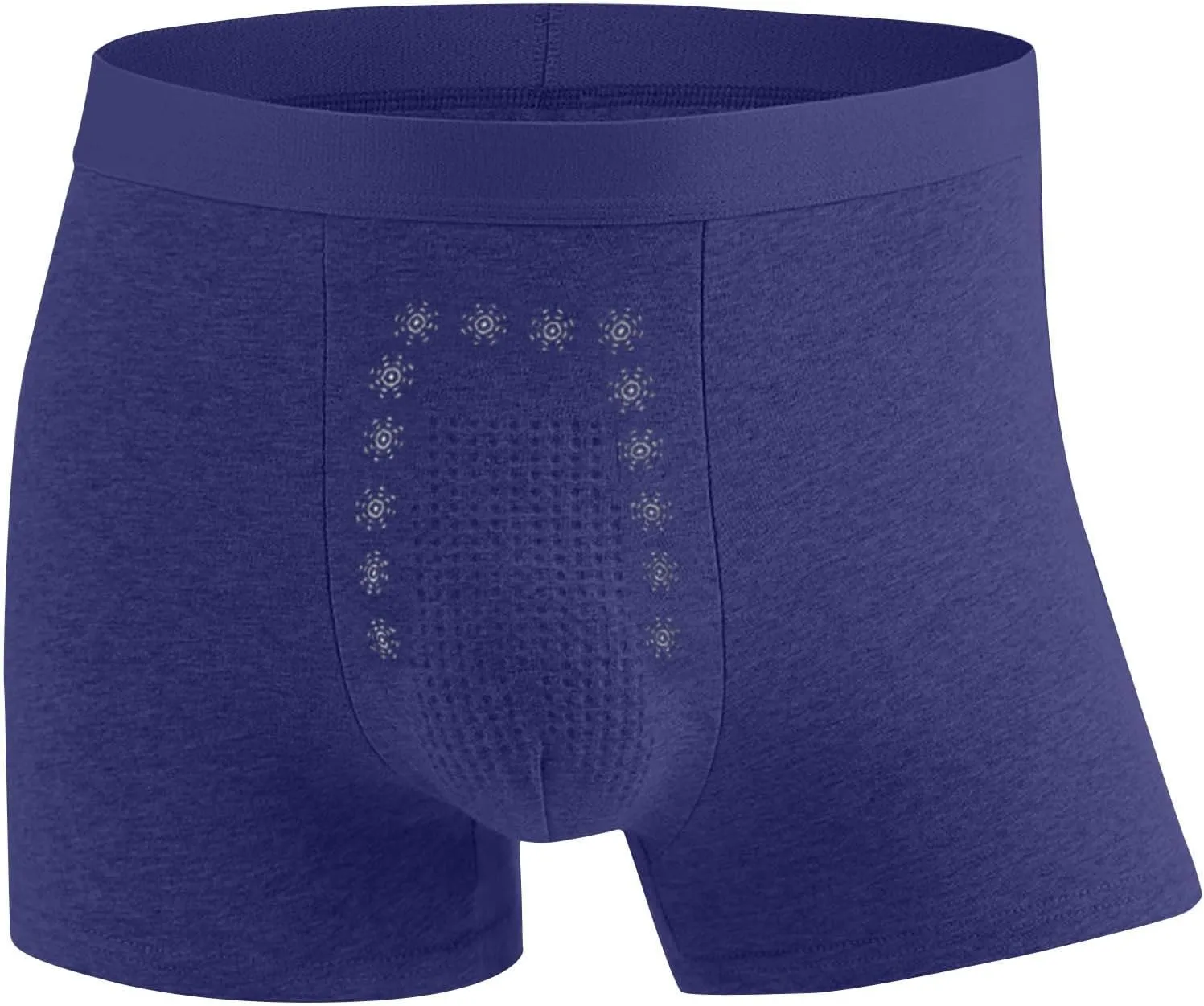Men's Stretch Boxer Briefs Breathable Underwear Soft Waistband Trunks Short Leg Daily Bottoms Panties