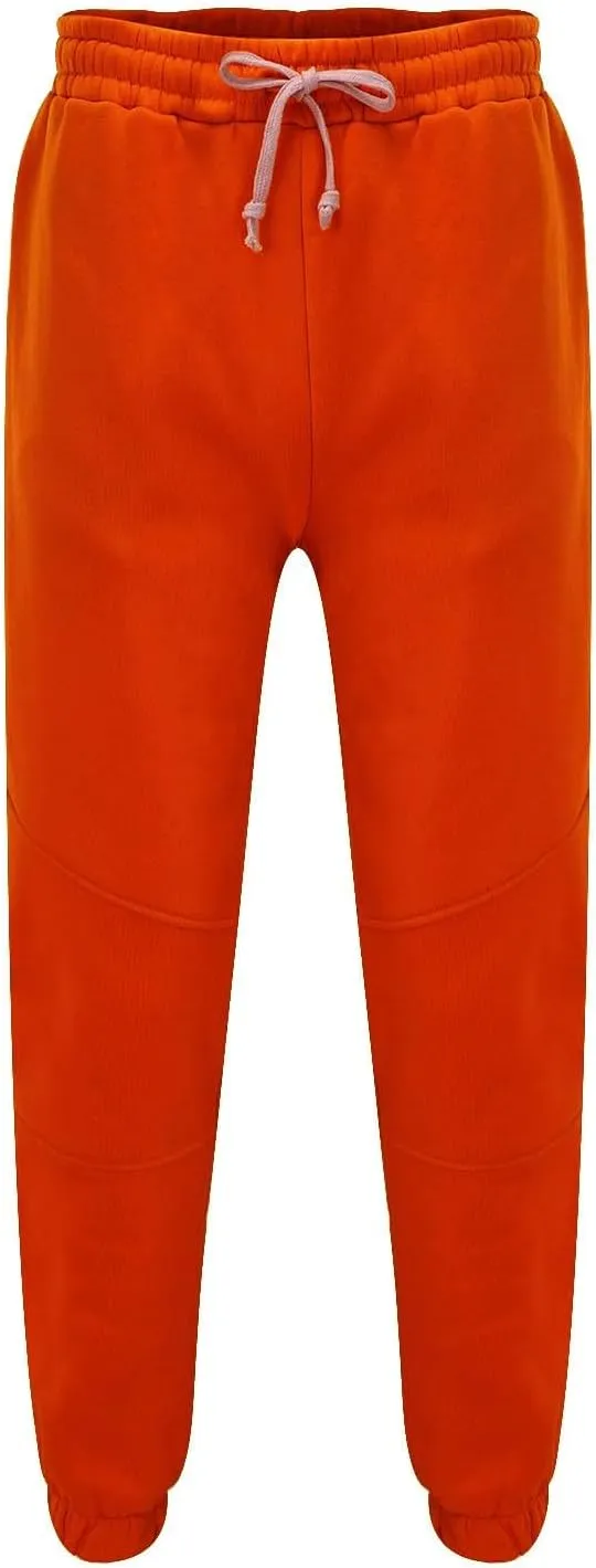 Mens Sweatpants with Pockets Big and Tall Pants Men's Heavyweight Cargo Fleece Sweatpants Stretch Elastic Waist Joggers