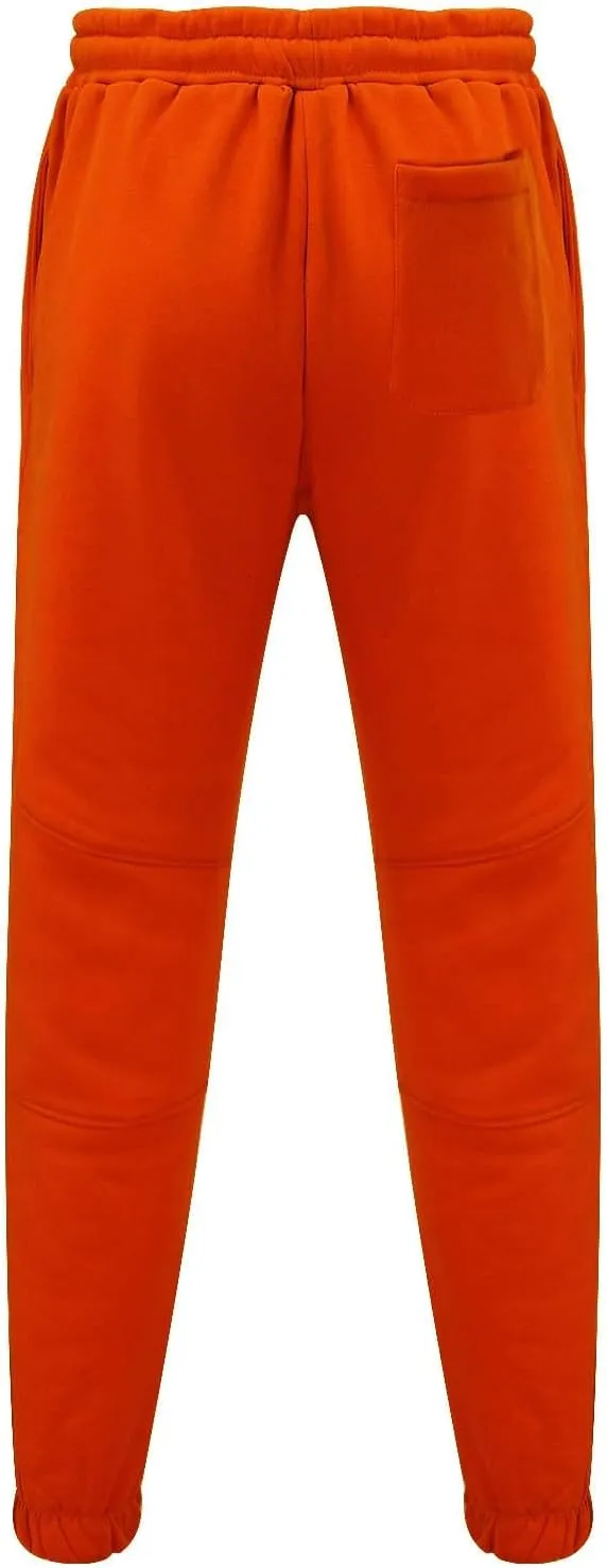 Mens Sweatpants with Pockets Big and Tall Pants Men's Heavyweight Cargo Fleece Sweatpants Stretch Elastic Waist Joggers