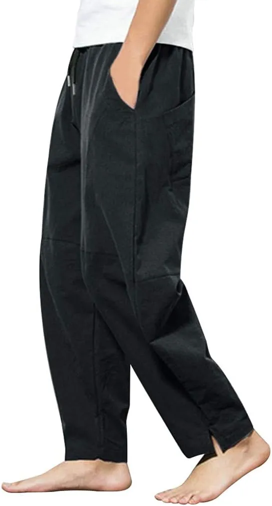 Mens Sweatpants with Pockets Big and Tall Pants Ripstop Assault Combat Trousers Hiking Pants Men Men's Tactical Pants