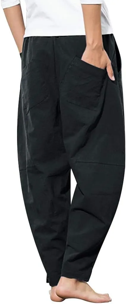 Mens Sweatpants with Pockets Big and Tall Pants Ripstop Assault Combat Trousers Hiking Pants Men Men's Tactical Pants