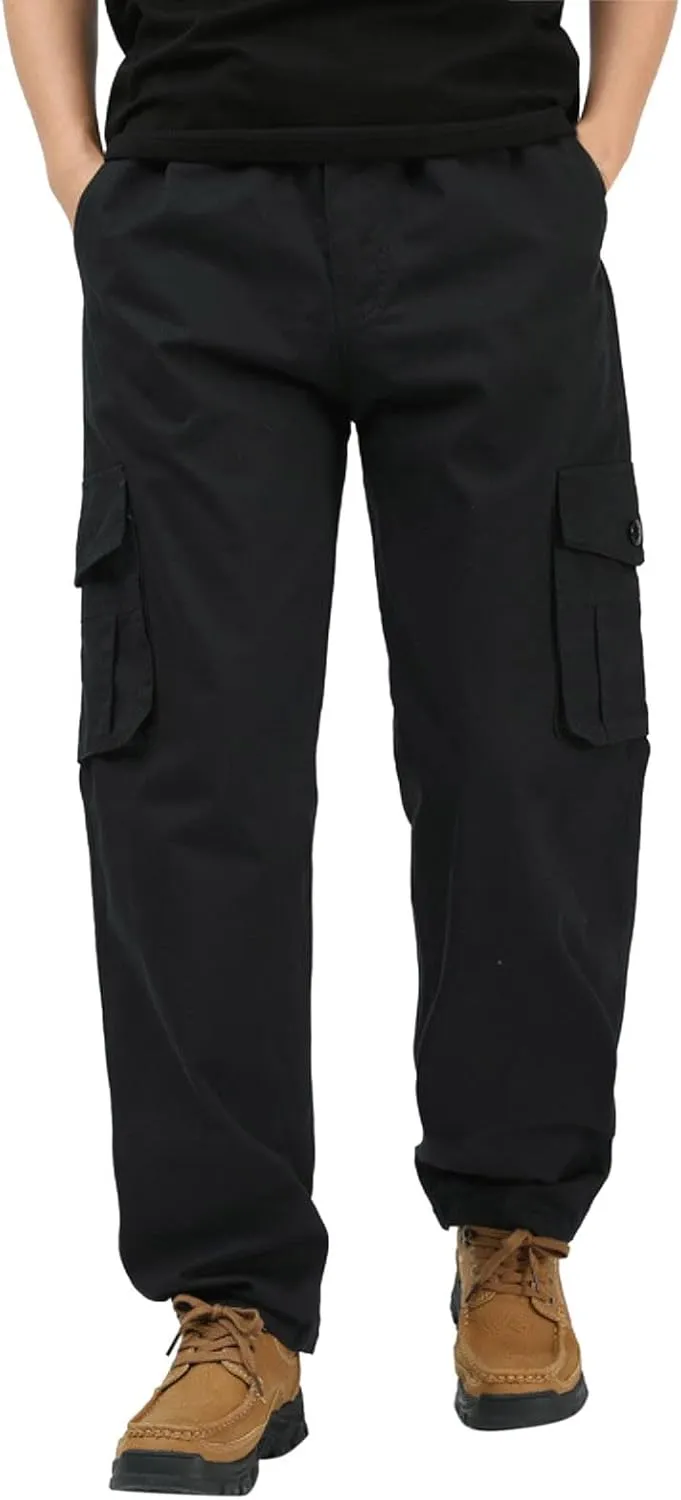 Mens Sweatpants with Pockets Open Bottom Yoga Pants for Men Lounge Pants for Athletic Workout Casual Men's Sweatpants