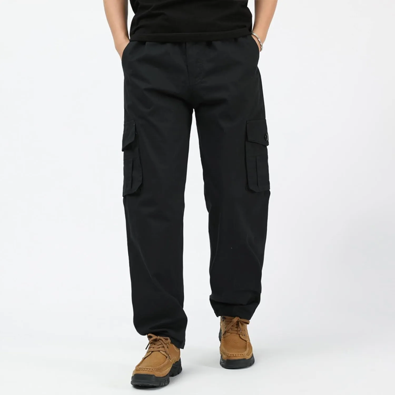 Mens Sweatpants with Pockets Open Bottom Yoga Pants for Men Lounge Pants for Athletic Workout Casual Men's Sweatpants