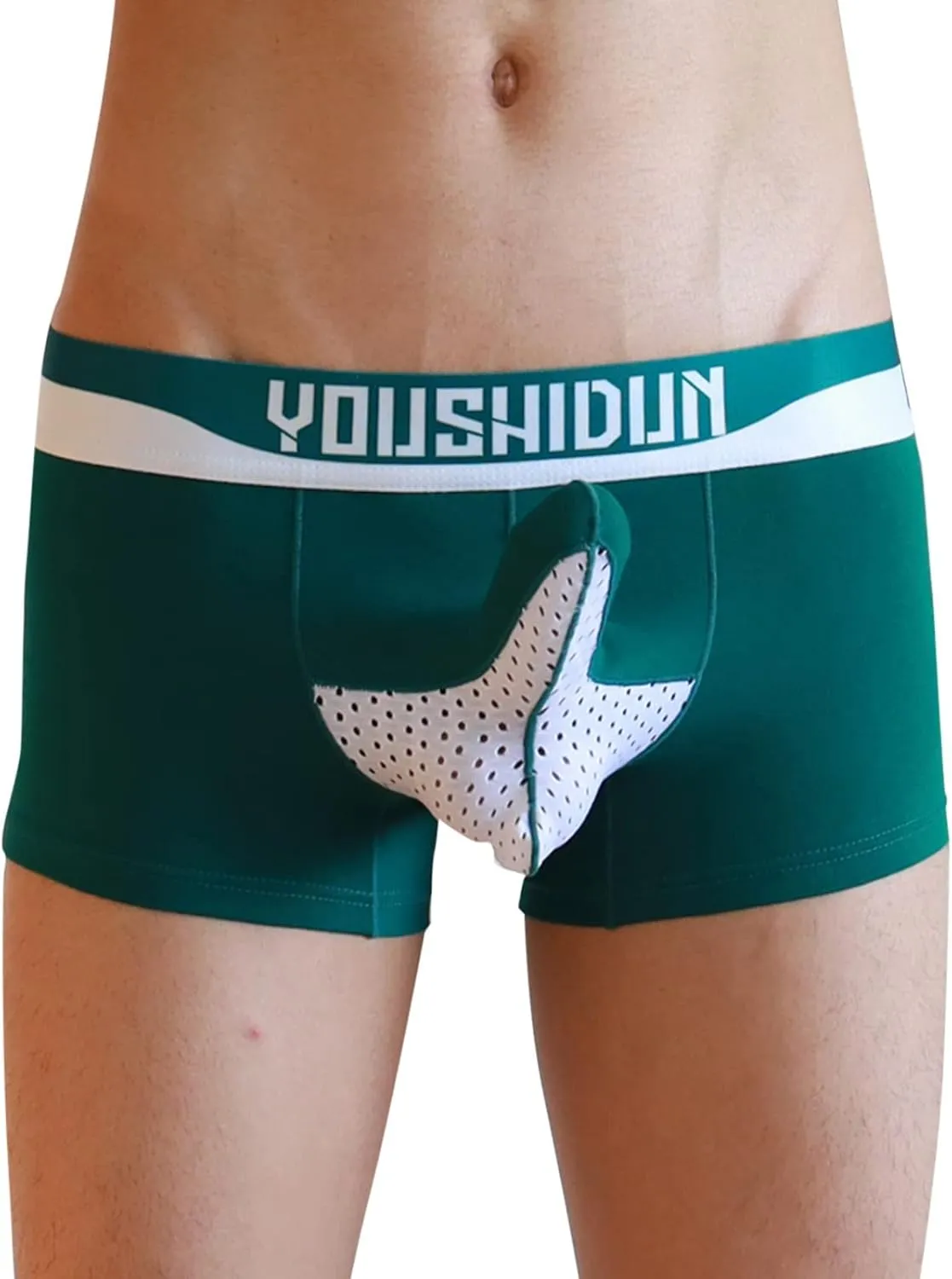 Men's Underwear 6 Pack Elephant Nose Comfortable Boxer Briefs Men Ice Nylon Breathable Underpants Trunks