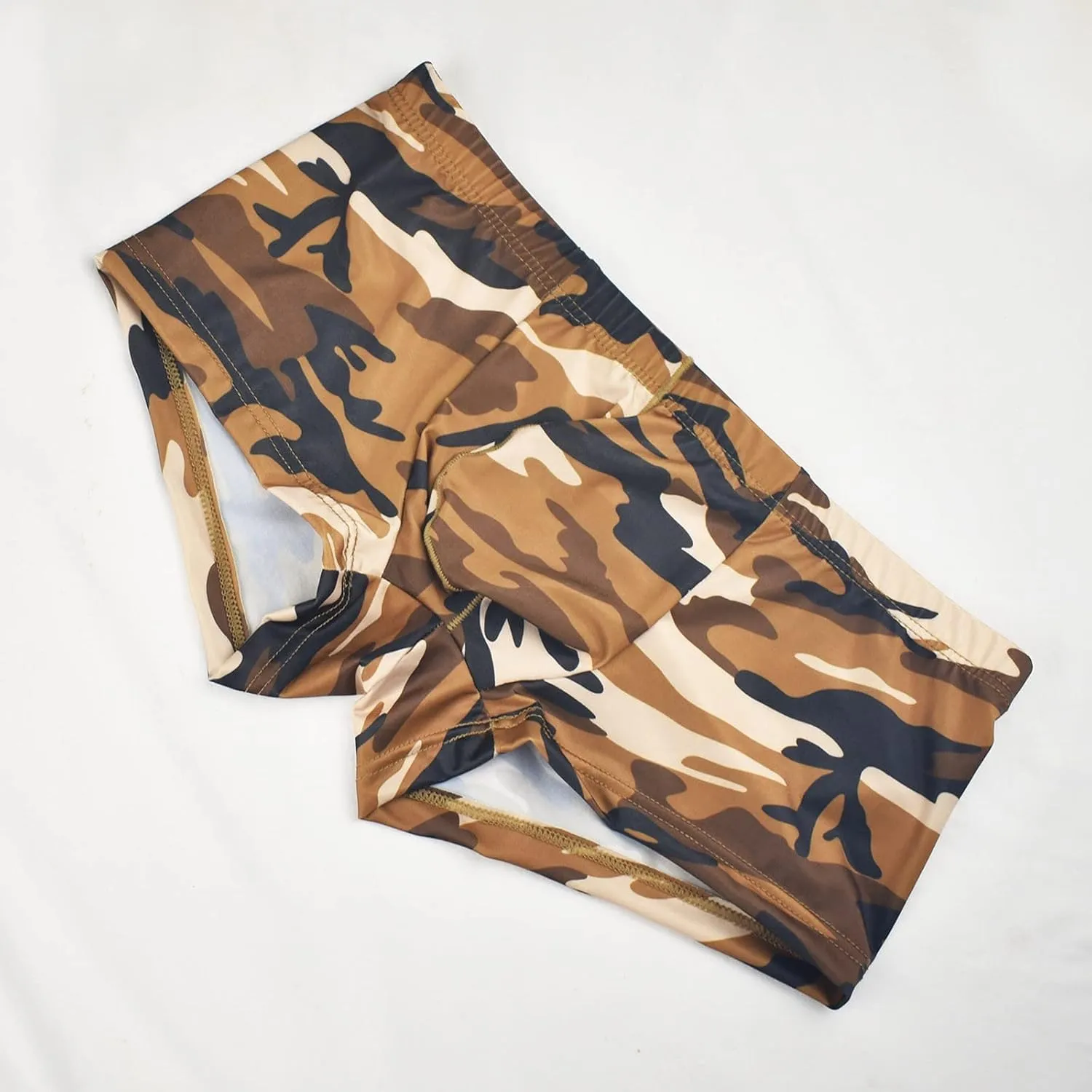 Mens Underwear Boxer Briefs Men's Underwear Camouflage Printed Low Rise Mesh Pouch Knickers Boxer Underpants Trunks