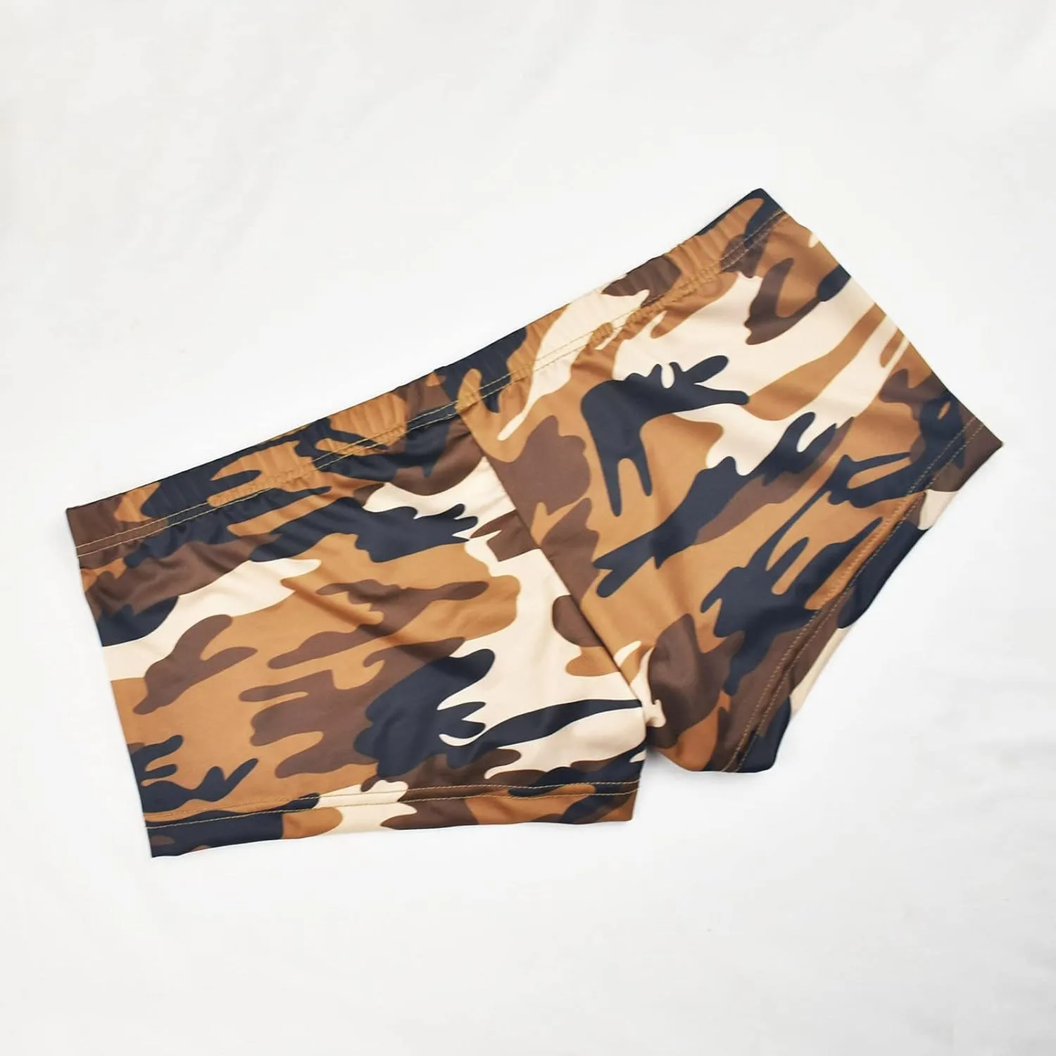 Mens Underwear Boxer Briefs Men's Underwear Camouflage Printed Low Rise Mesh Pouch Knickers Boxer Underpants Trunks