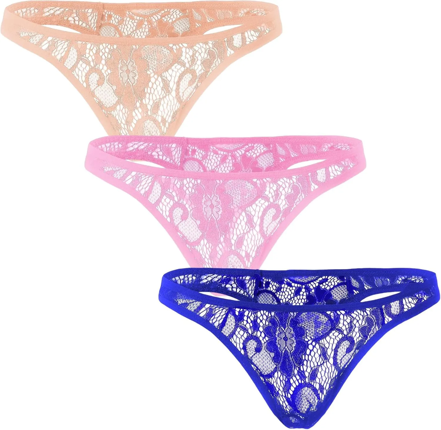 Men's Underwear Mens Lace Thong Underwear Sissy Clothes for Men Breathable Lace Underwear for Men