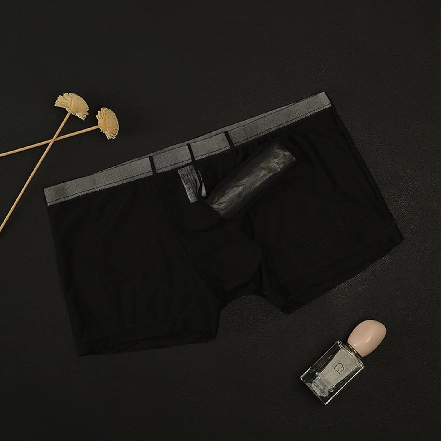Mens Underwear with Pouch Boxer Briefs Unique Birthday Gifts for Men Valentines Day Sexy Gifts Funny Boxers for Men