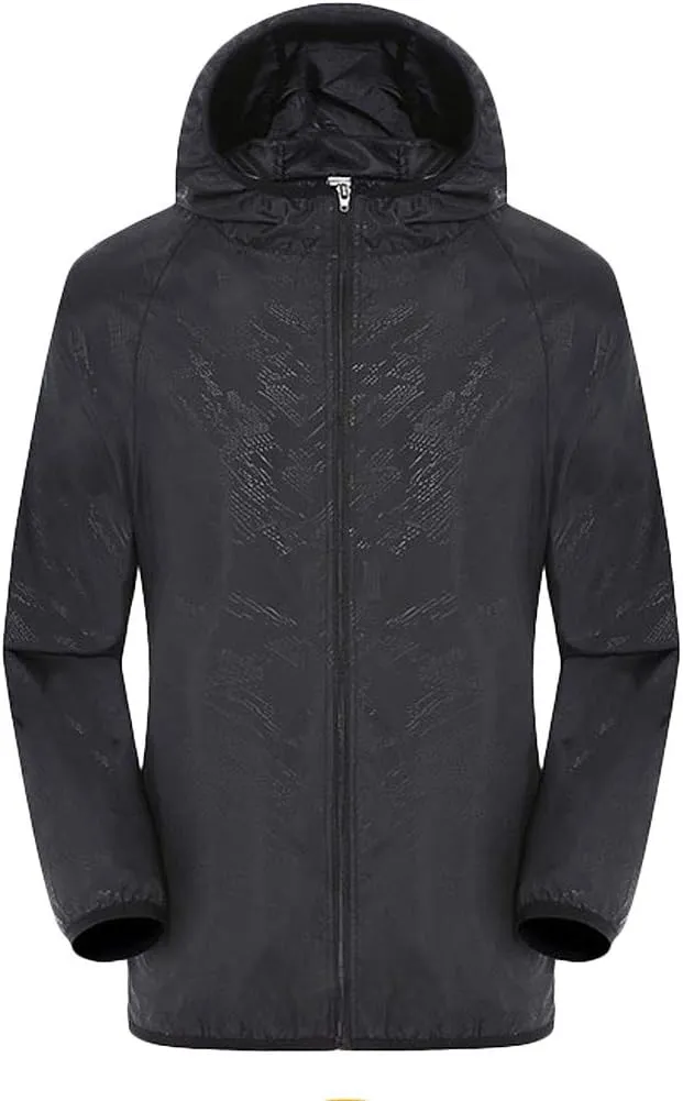 Men's Waterproof Rain Jacket Windbreaker Jacket Lightweight Water-Resistant Windbreakers For Jacket, S-4XL