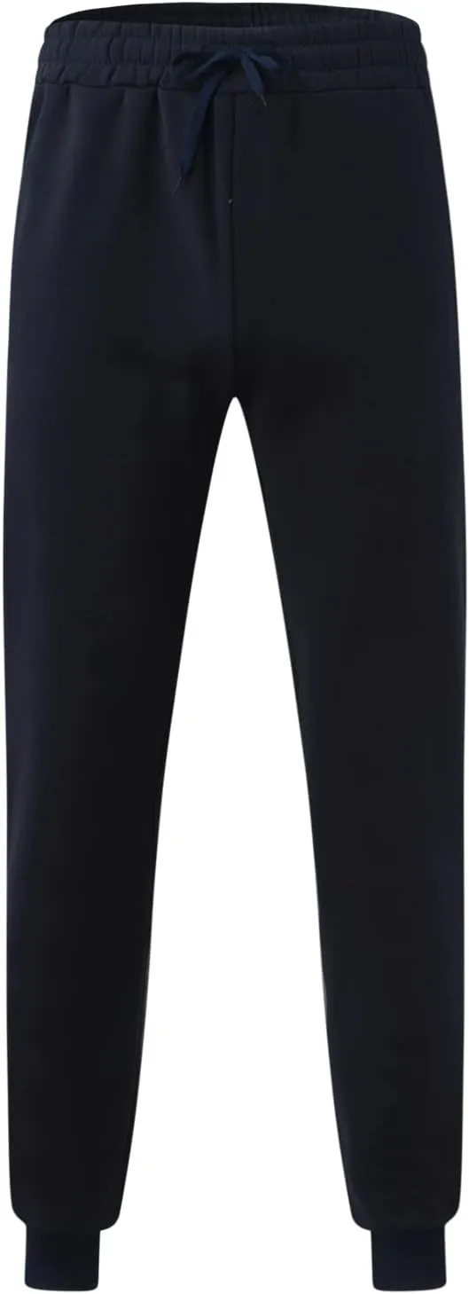 Mens Workout Cargo Sweatpants Active Fleece Jogger Pants Regular and Big & Tall Sizes Sweatpants for Men with Pockets