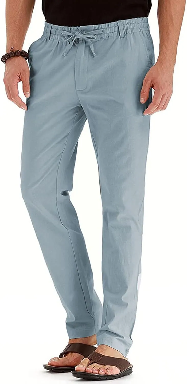 Mens Workout Cargo Sweatpants Comfy Lounge Pants for Men's Sweatpant Cargo Pants for Men Slim Fit Big and Tall Mens
