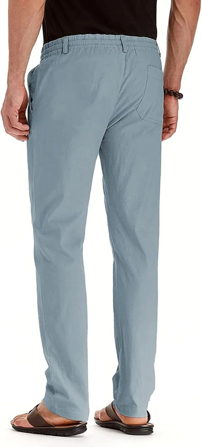 Mens Workout Cargo Sweatpants Comfy Lounge Pants for Men's Sweatpant Cargo Pants for Men Slim Fit Big and Tall Mens