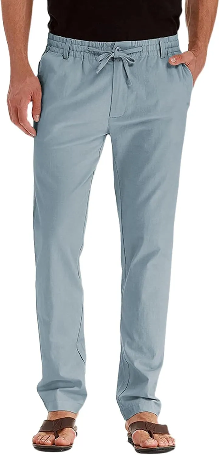 Mens Workout Cargo Sweatpants Comfy Lounge Pants for Men's Sweatpant Cargo Pants for Men Slim Fit Big and Tall Mens