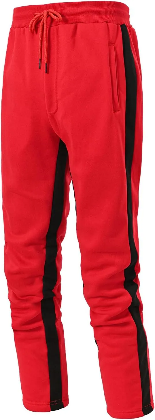 Mens Workout Cargo Sweatpants Sweatpants for Men Men's Loose Fit Fashion Solid Color Elastic Waist Long Pants Outdoor