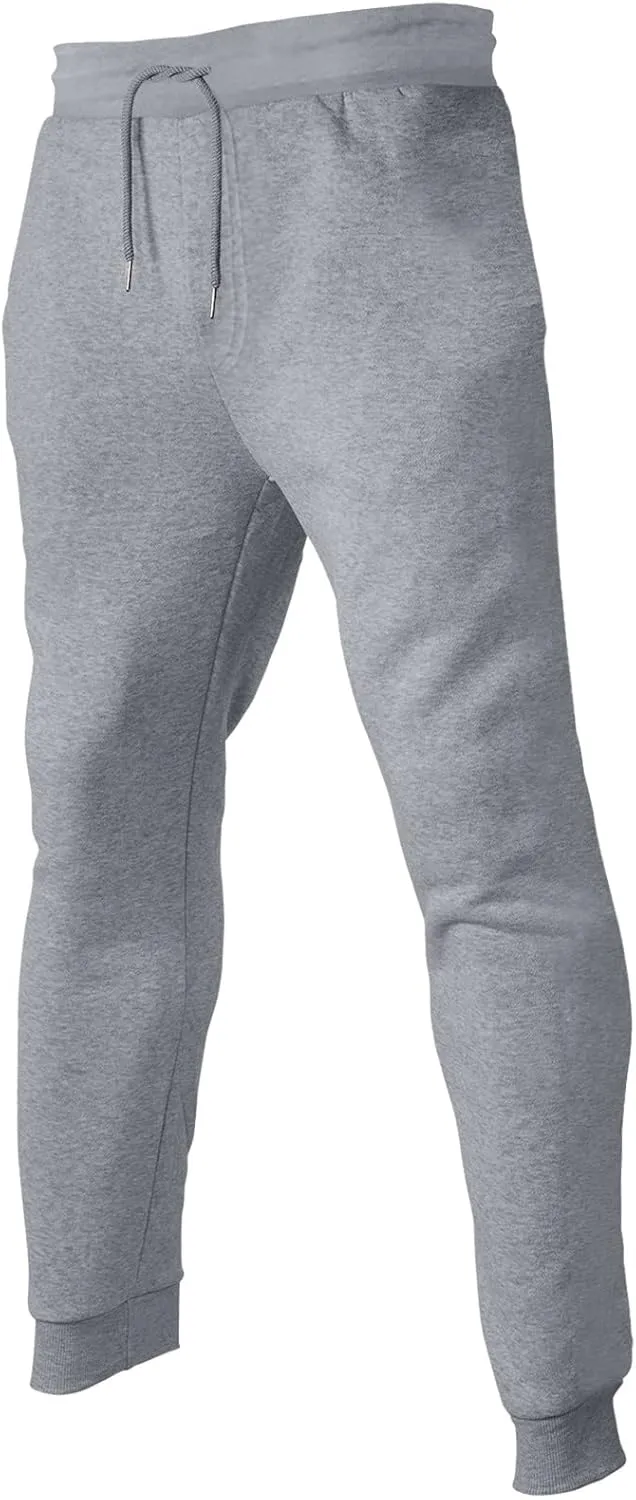 Mens Workout Cargo Sweatpants Sweatpants for Workout and Running Sweat Pants for Men Men's Basic Active Fleece Jogger