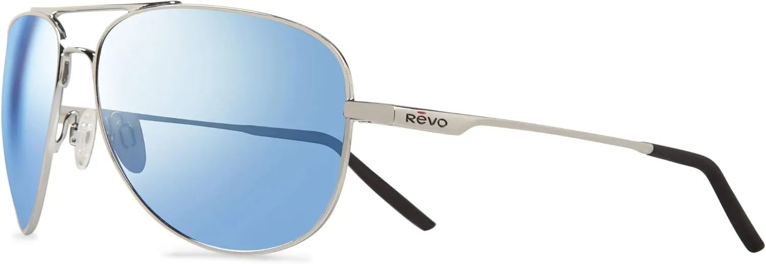 Revo Women's Unisex Re 3087 Windspeed Aviator Polarized Uv Protection Sunglasses