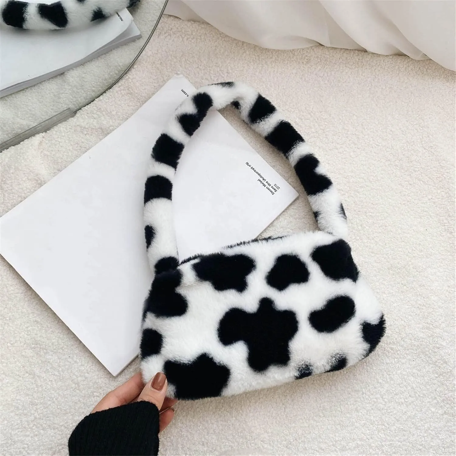 Shoulder Handbags Furry Bag Underarm Portable Shoulder Ladies Wild Bag Fashion Messenger