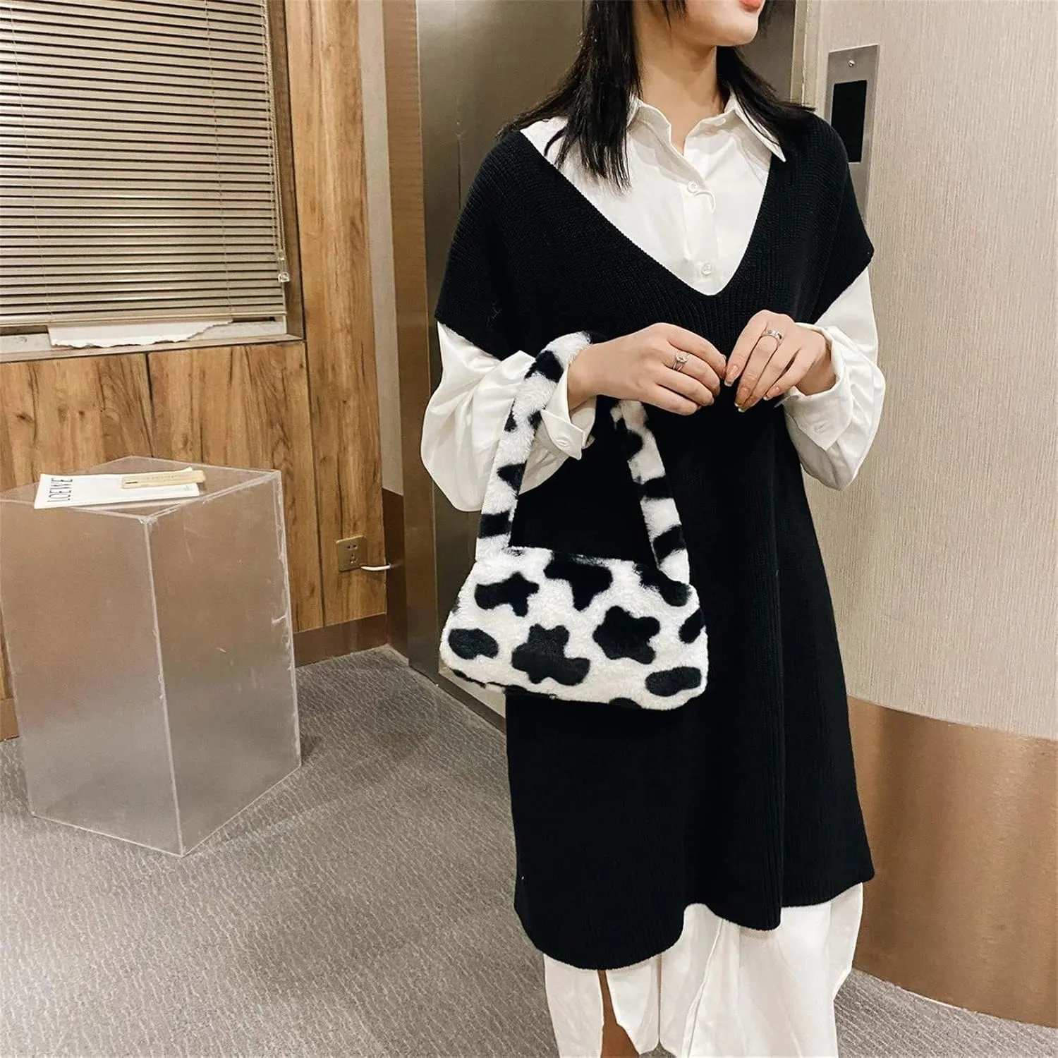 Shoulder Handbags Furry Bag Underarm Portable Shoulder Ladies Wild Bag Fashion Messenger