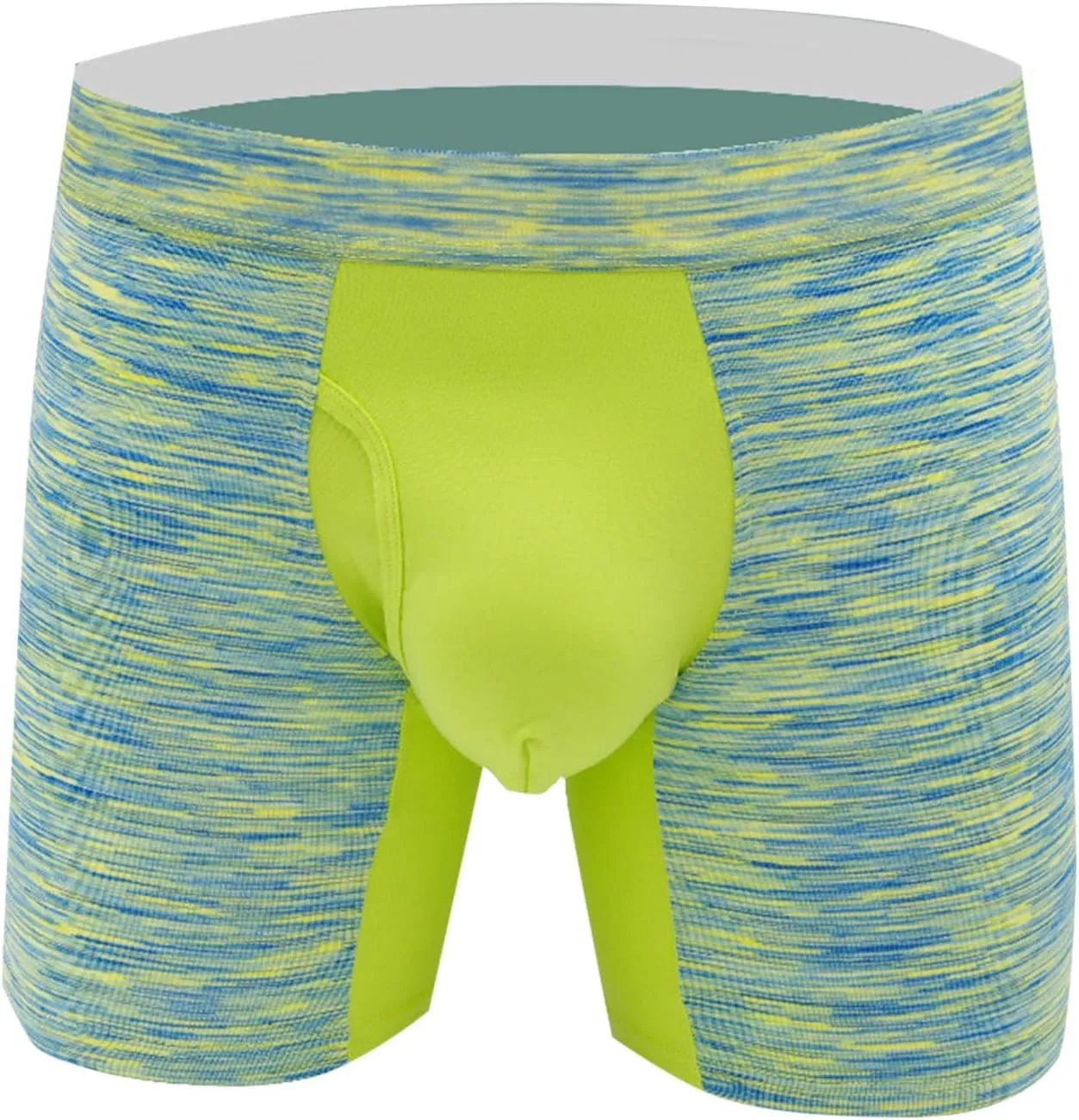 Sports Boxer Briefs for Men Solid Color Breathable Sweat Absorbent Underwear Sexy Seamless Quick Dry Underpants