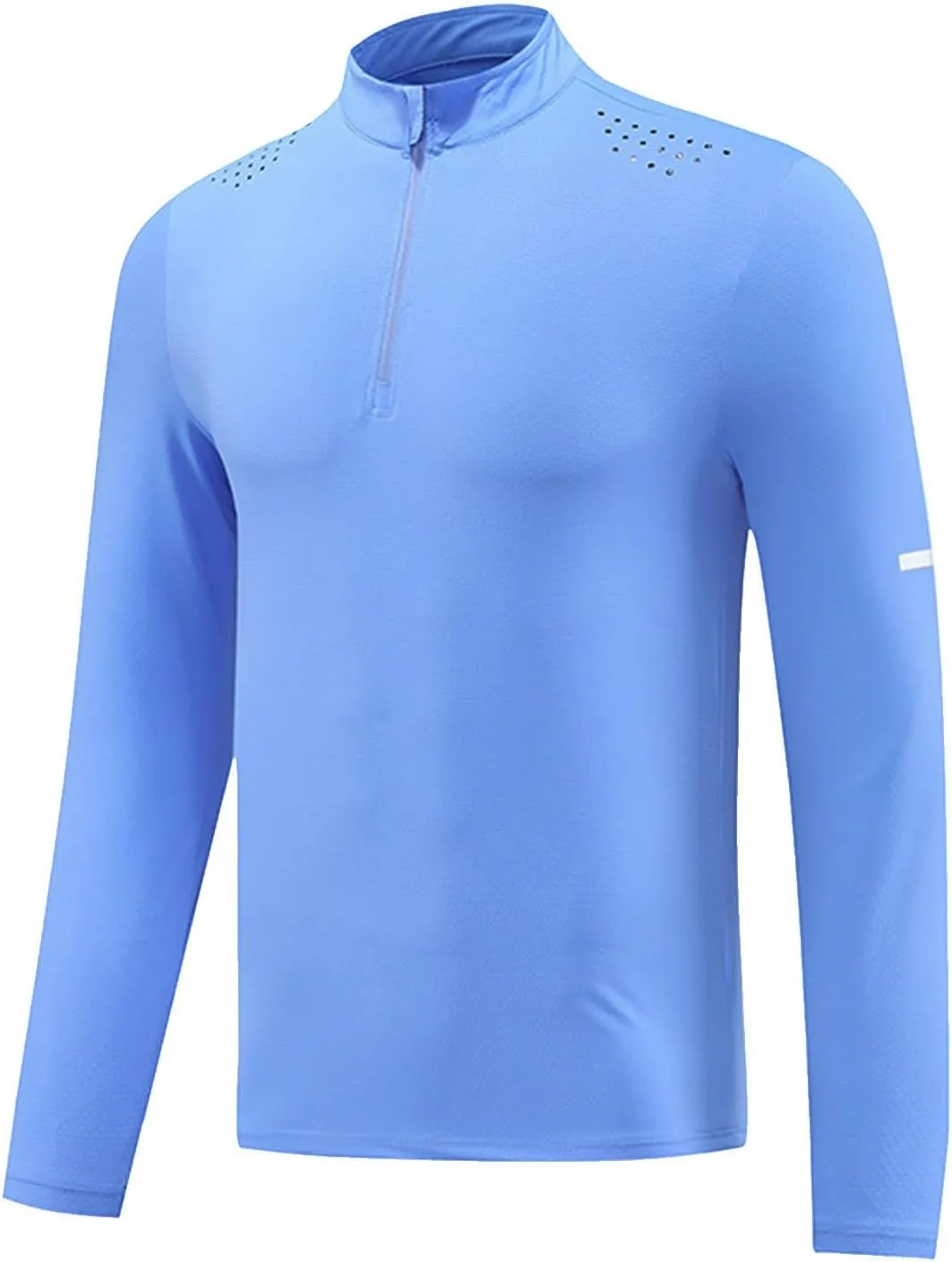 Sun Protection Shirt for Mens Casual Lightweight Long Sleeve Rash Guard Fishing Outdoor Sports Running Tees Tops