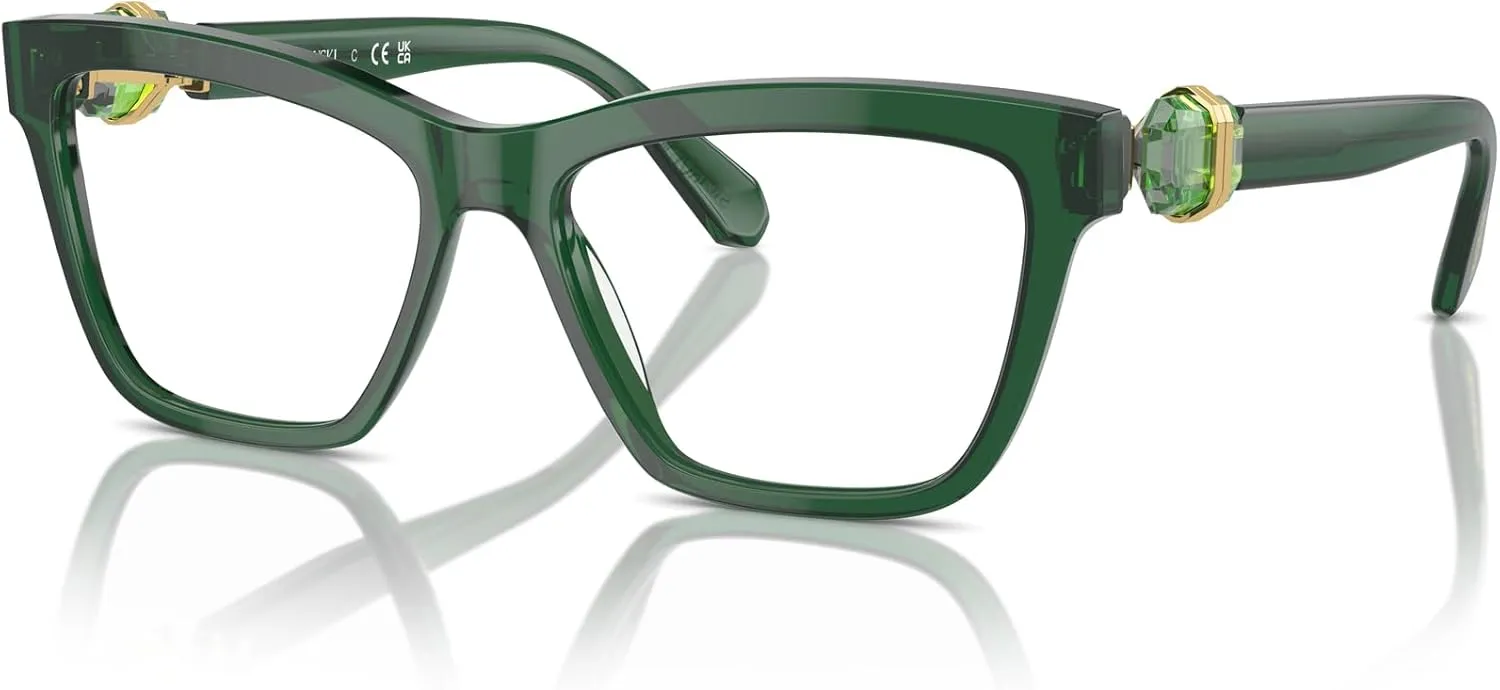 Swarovski Women's Sk2021 Square Prescription Eyewear Frames