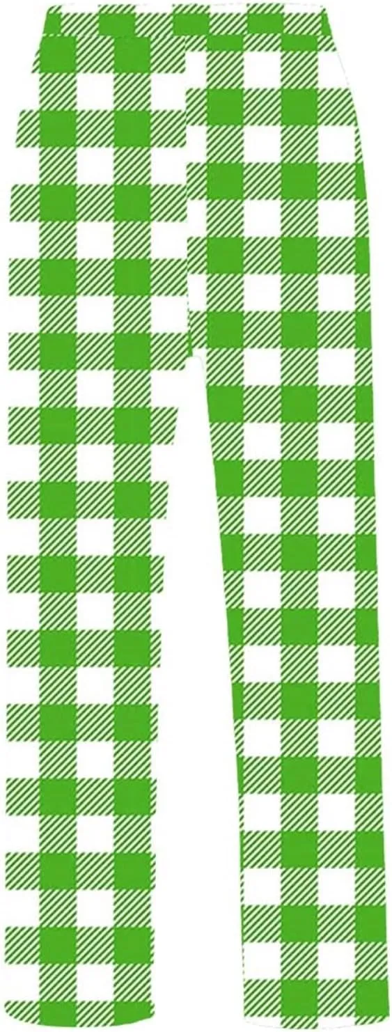 Sweatpants for Men Tapered Fashion Men's Casual Plaid Loose Sports Plaid Pajama Pants Pants Lightweight Workout