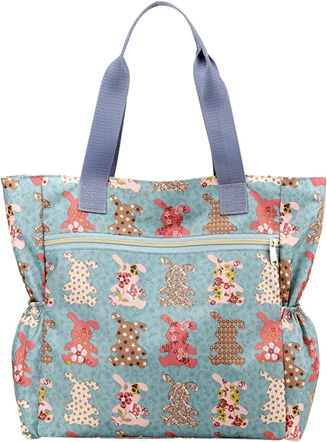 Tote Bag For Women Large Lightweight Nylon Shoulder Handbags And Travel Work Purse Storage Tote Messenger Bags