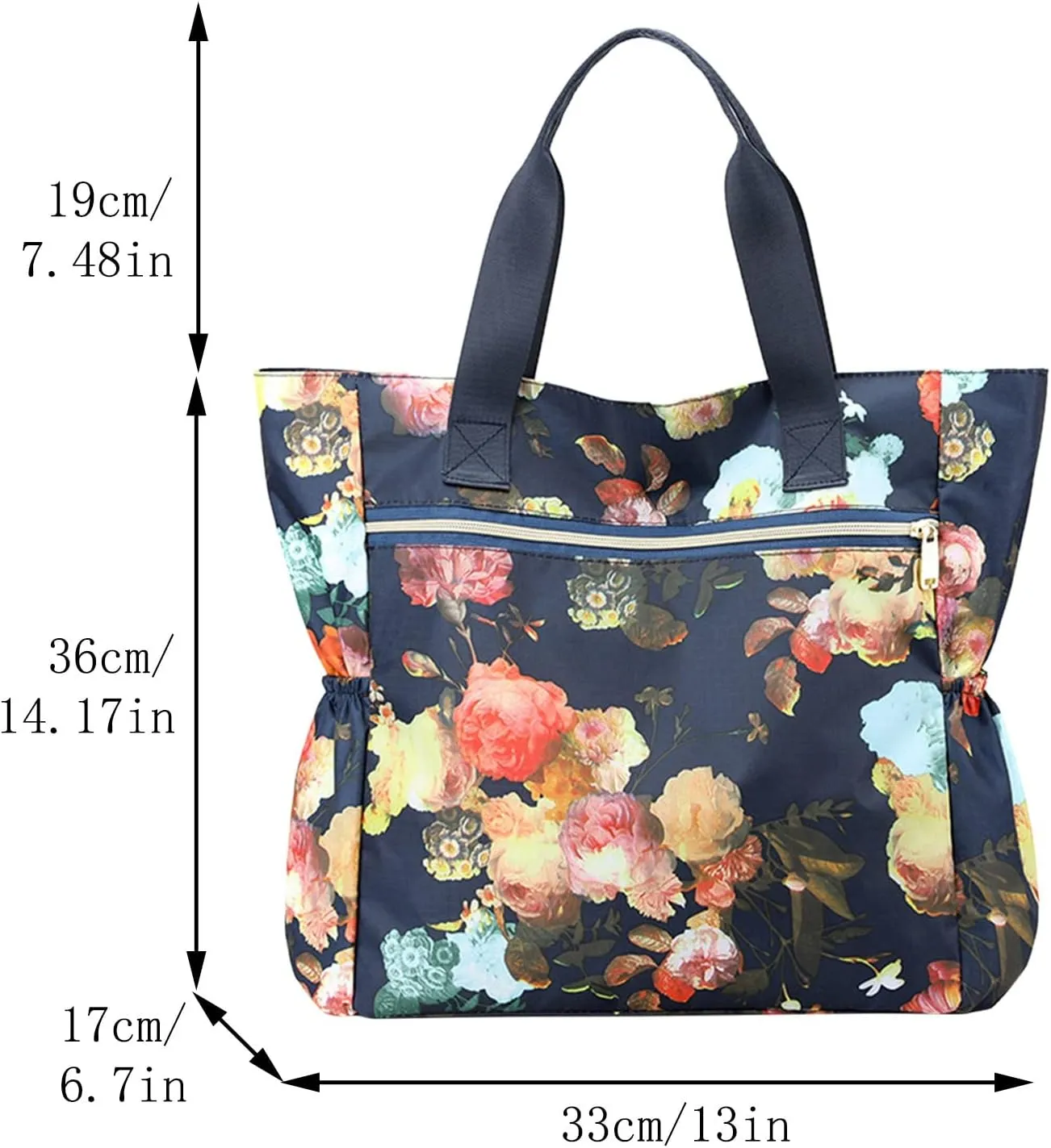 Tote Bag For Women Large Lightweight Nylon Shoulder Handbags And Travel Work Purse Woman Handbags