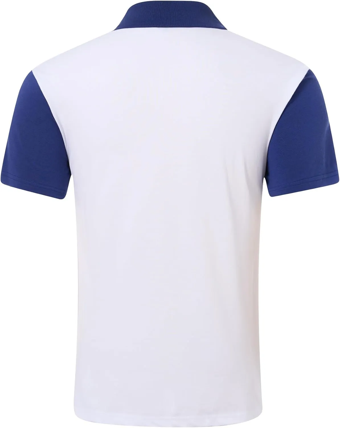 UNIFACO Men's American Flag Polo Shirt Patriotic Performance Golf Short Sleeve Polo T-Shirts M-XXL