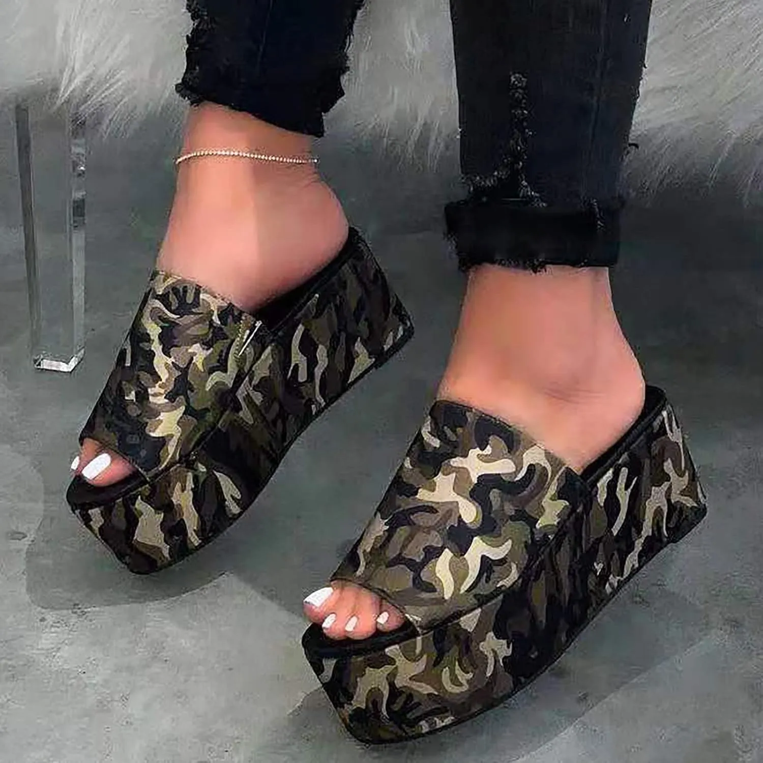 Wedge Platform Sandals for Women Comfortable Summer Platform Casual Dress Sandal Arch Support Casual Sandals