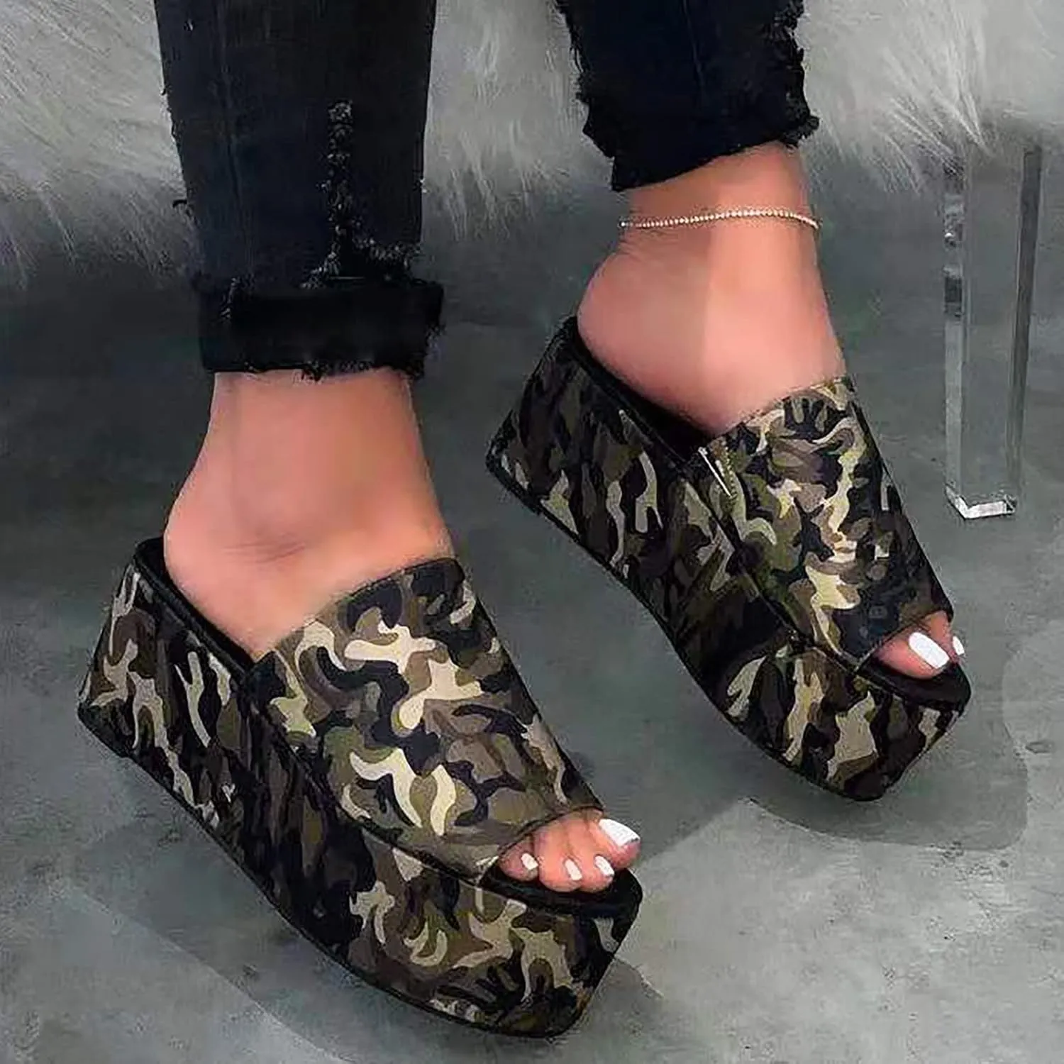 Wedge Platform Sandals for Women Comfortable Summer Platform Casual Dress Sandal Arch Support Casual Sandals