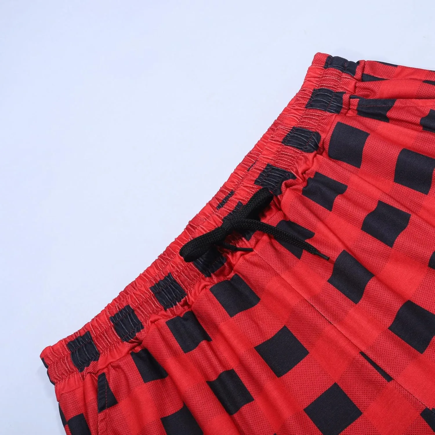 Women Buffalo Plaid Pajama Pants Xmas Print Wide Leg Casual Comfy Loose Stretchy Palazzo Pajama Pants