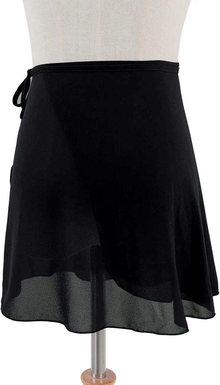 Women Chiffon Wrap Ballet Dance Skirt