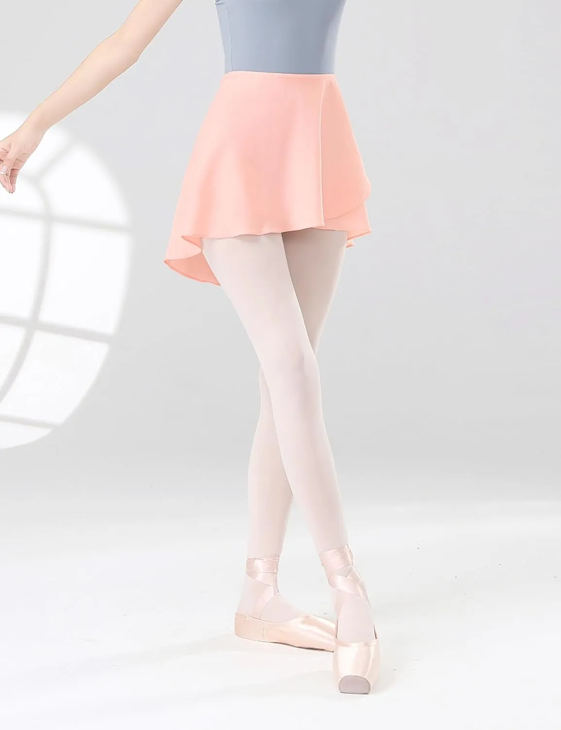 Women Chiffon Wrap Ballet Dance Skirt