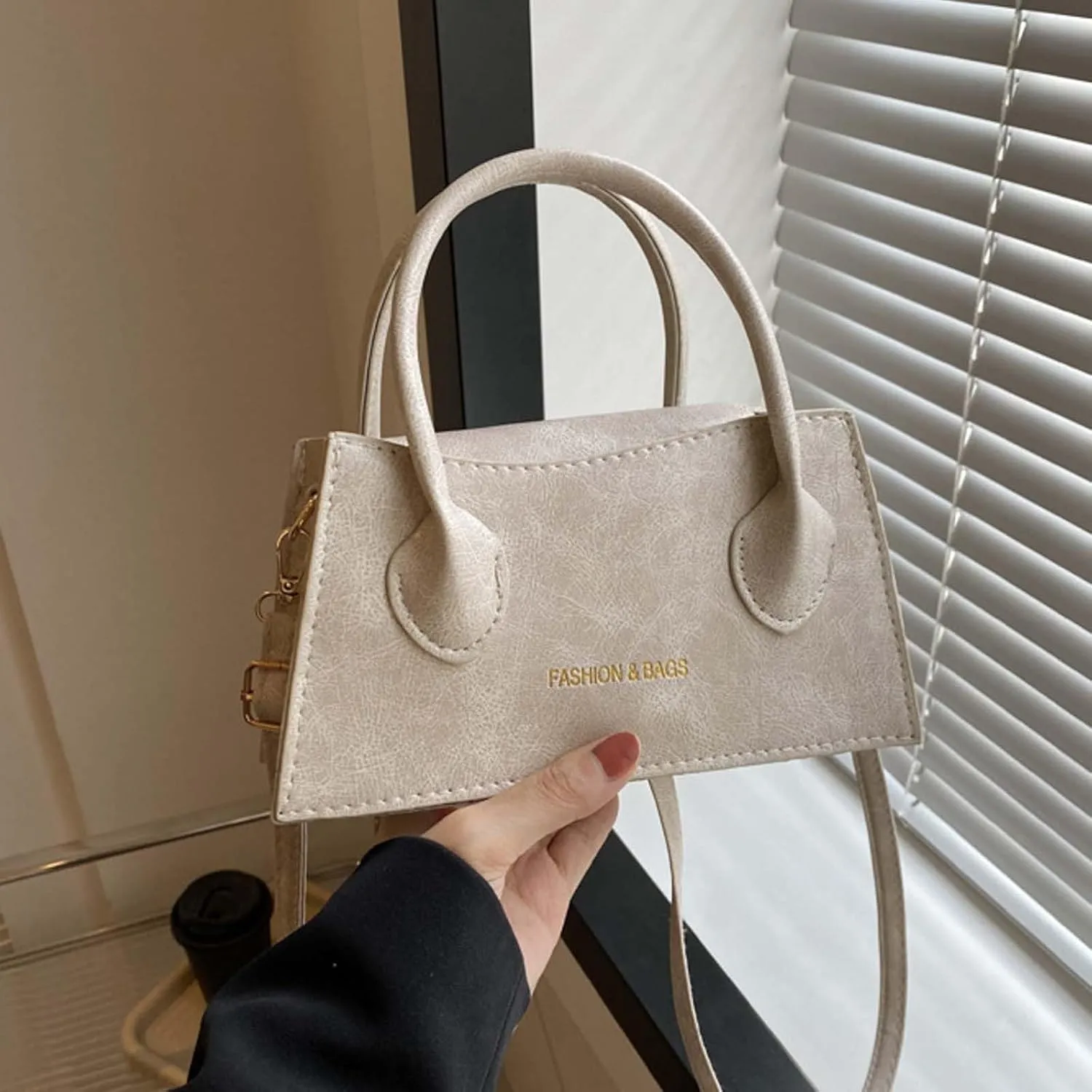 Women Shoulder Bags Fashion New Pattern Solid Color Retro Handbag Casual Messenger Bag Mini Shoulder (White, One Size)