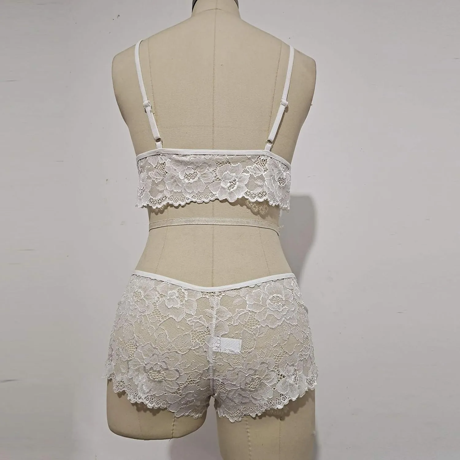 Womens Lingerie Floral Bra Women Corset Bralette Two Piece Lingerie Lace Plus Lingerie for Women