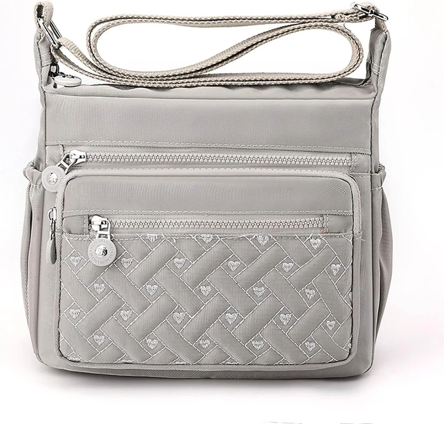 Womens Pocket Casual Crossbody Handbags Shoulder Messenger Bag For Travel Hiking Daily Shoulder Straps for (One Size)