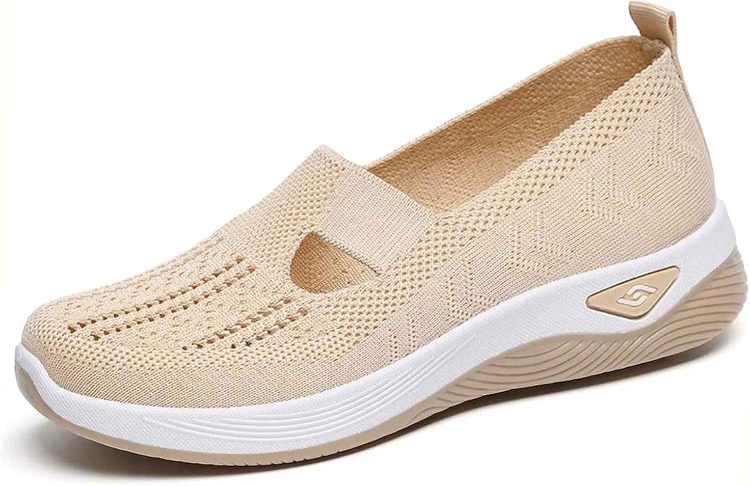 Women's Summer Fashion Mesh Breathable Casual Shoes Round Head Non Slip One Foot Stirrup Casual Sneakers Casual Walking Shoes