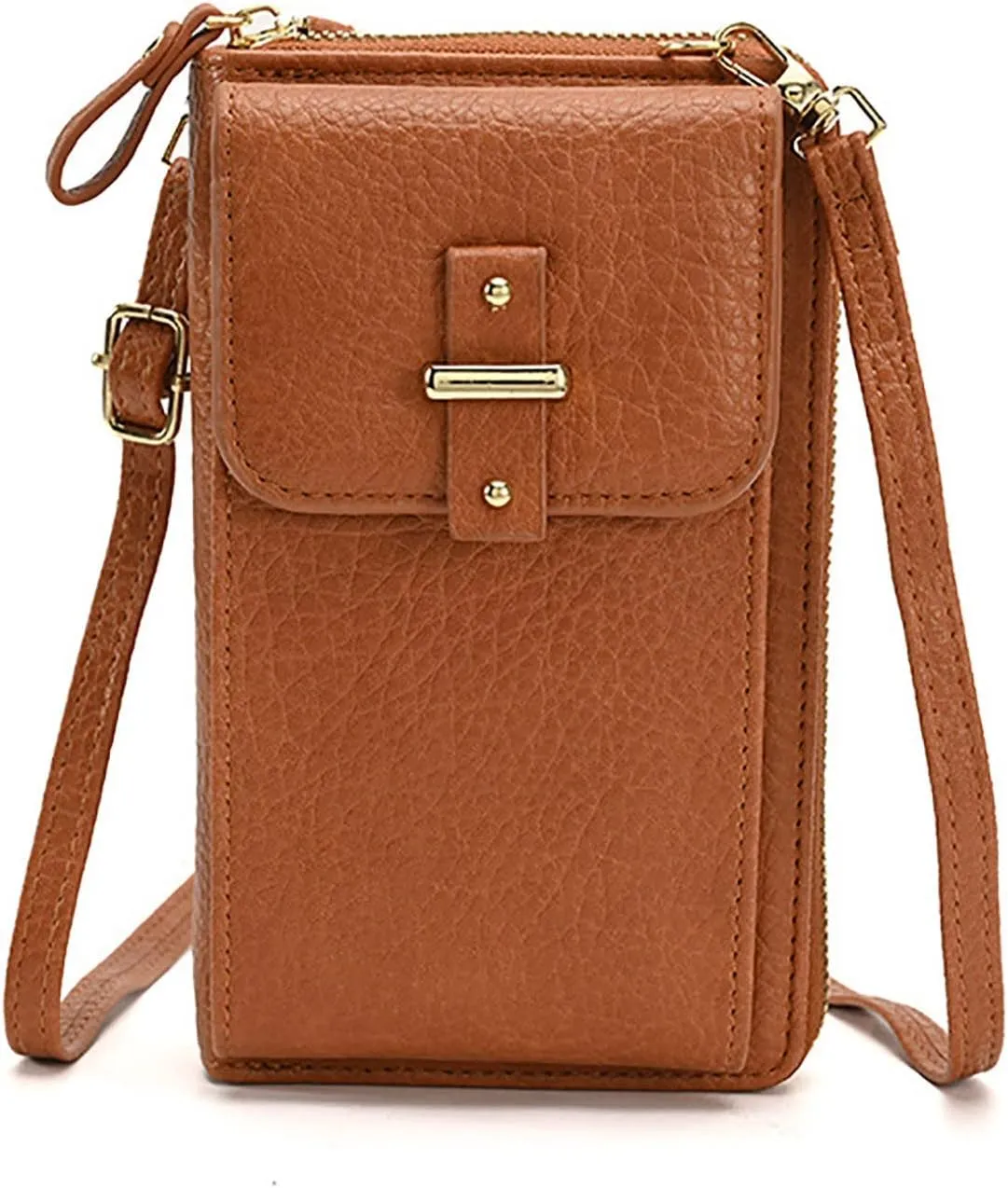 Women's Trendy Purses Vegan Leather Hobo Handbags Trendy Designer Shoulder Bags for Women Small Clear Backpacks(Brown)